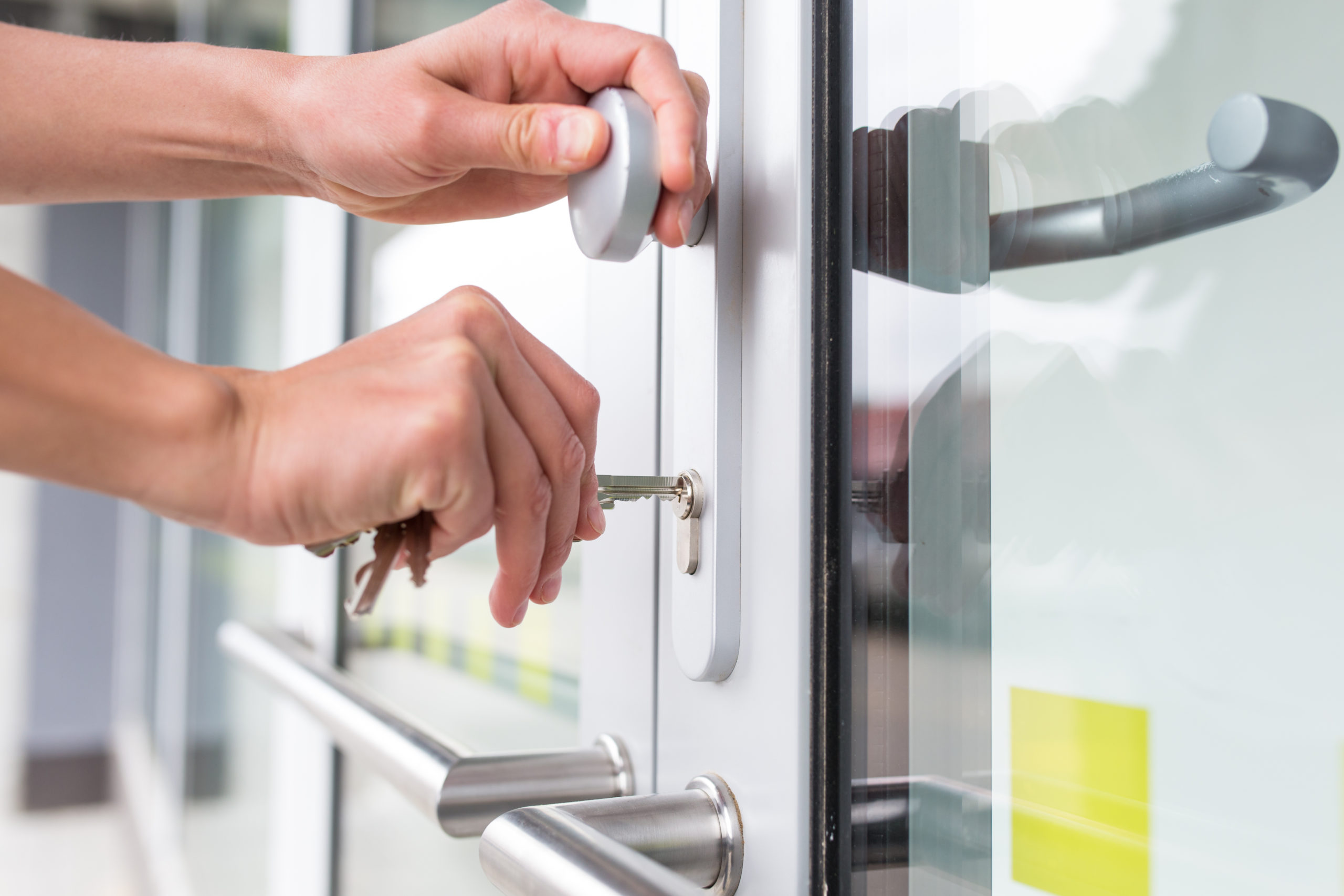 A key can open a door. It cannot prove who is holding it.